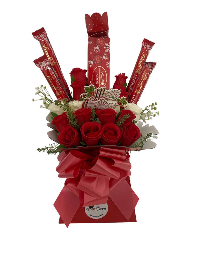Lindt Christmas Bouquet with Lindt Christmas Cracker