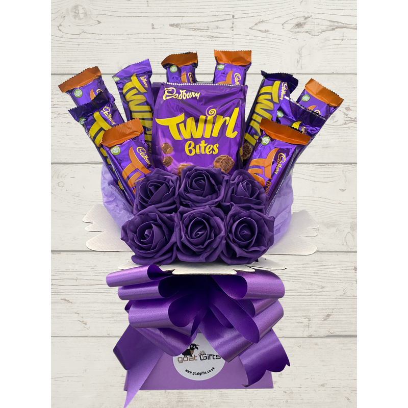 Cadburys Twirl Assortment & Roses Bouquet