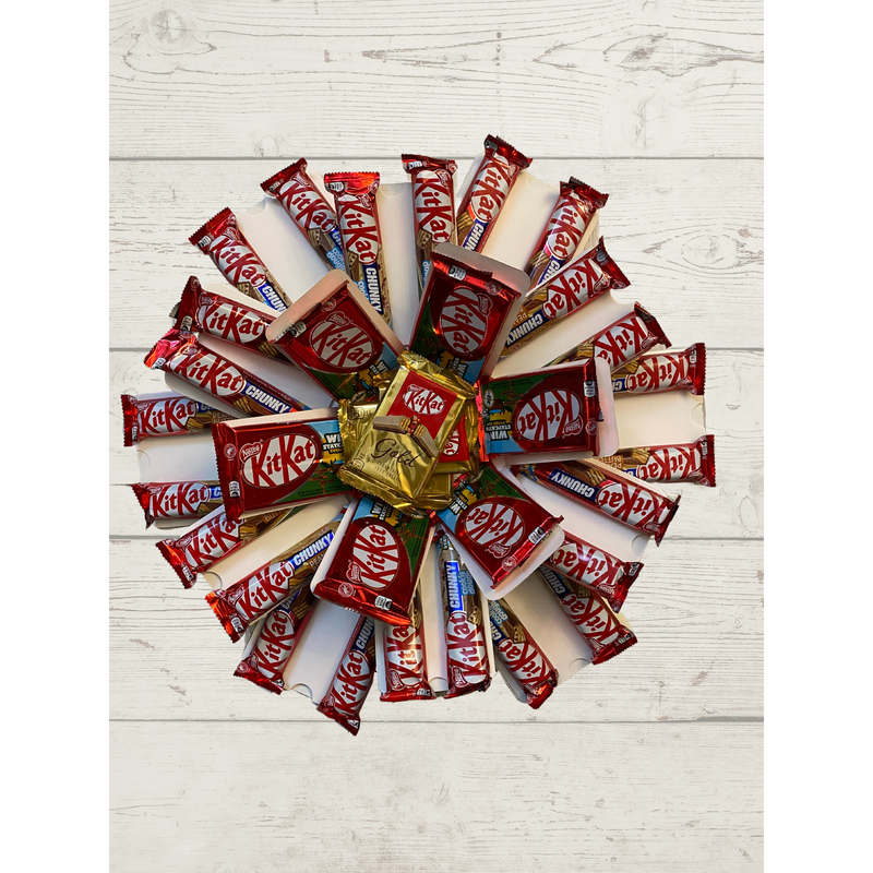 White Kitkat Assorted Chocolate Explosion Reveal Box