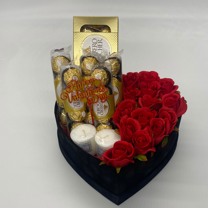 Ferrero Rocher, Yankee Candle and Roses Valentine&