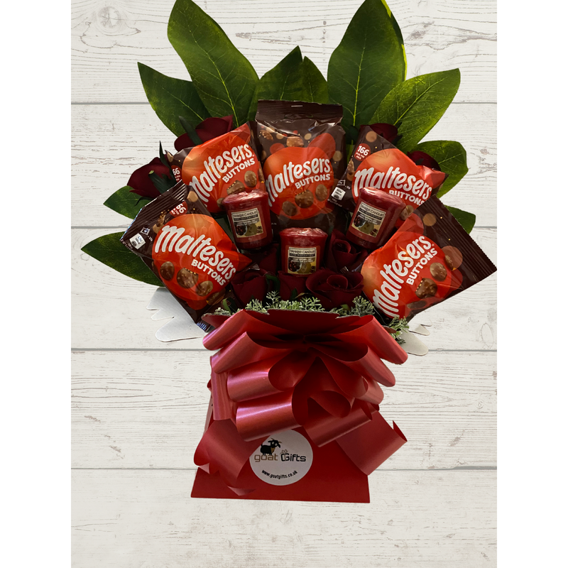 Maltesers Buttons & Yankee Candle Silk Bouquet