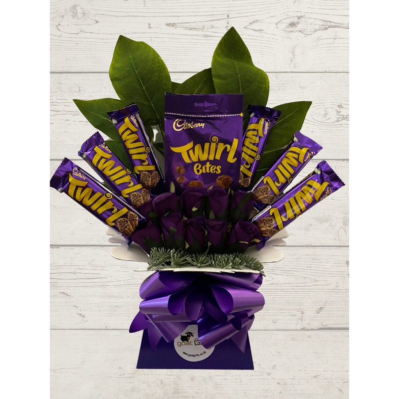 Large Cadburys Twirl Silk Bouquet