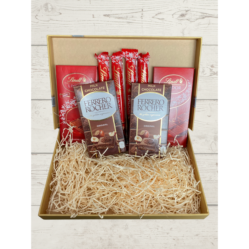 Ferrero Rocher & Lindt Lindor Assorted Chocolate Box