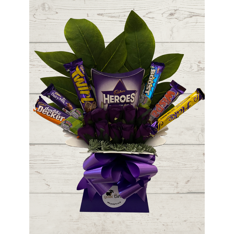 Cadburys Heroes Assortment Silk Bouquet