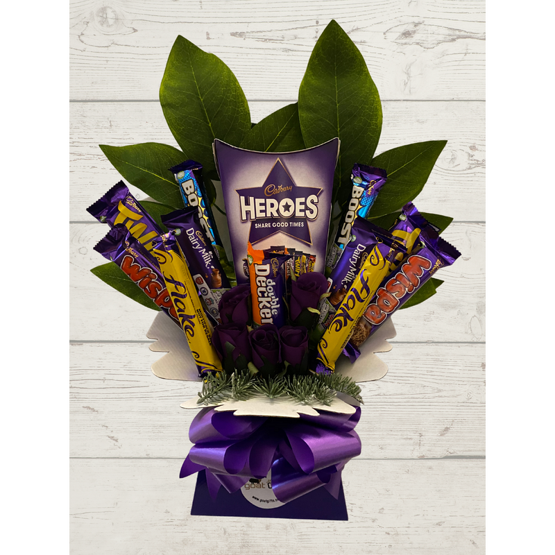 Large Cadburys Heroes Assortment Silk Bouquet