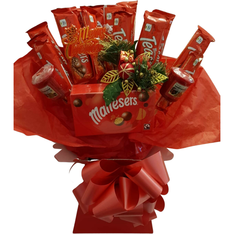 Christmas Maltesers Teaser & Yankee Candle Bouquet