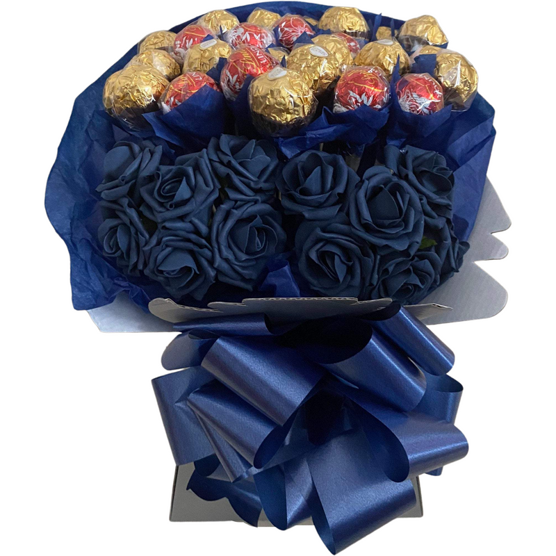 Navy Blue Ferrero Rocher & Lindt Lindor Bouquet