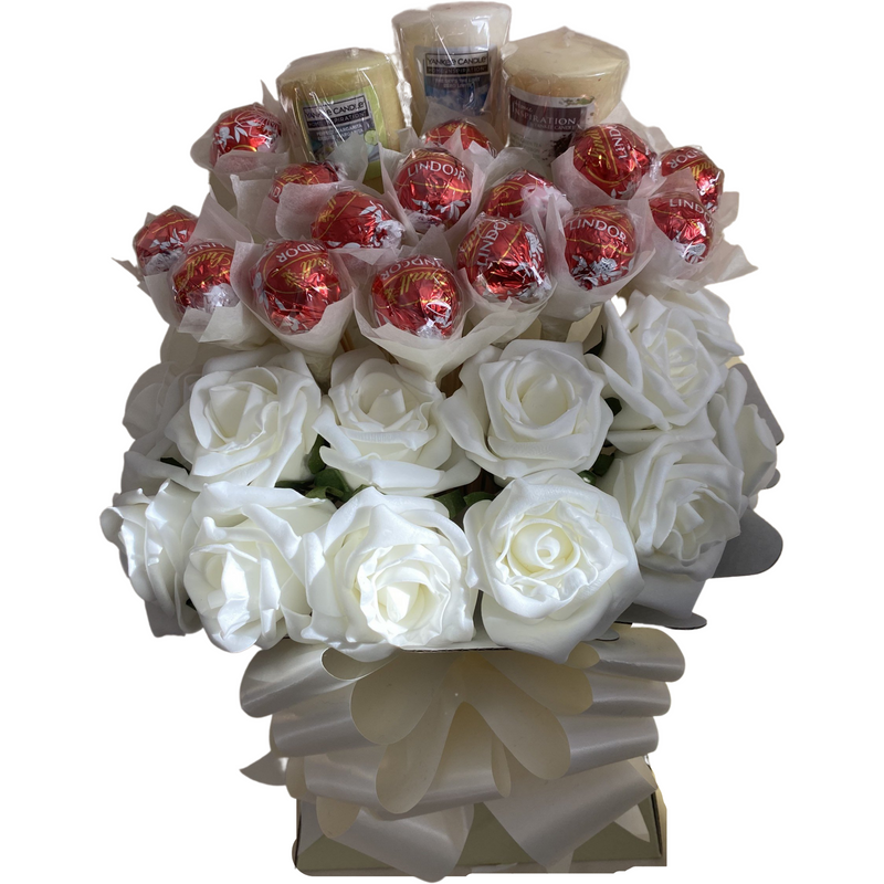 Cream Lindt Lindor & Yankee Candle Bouquet