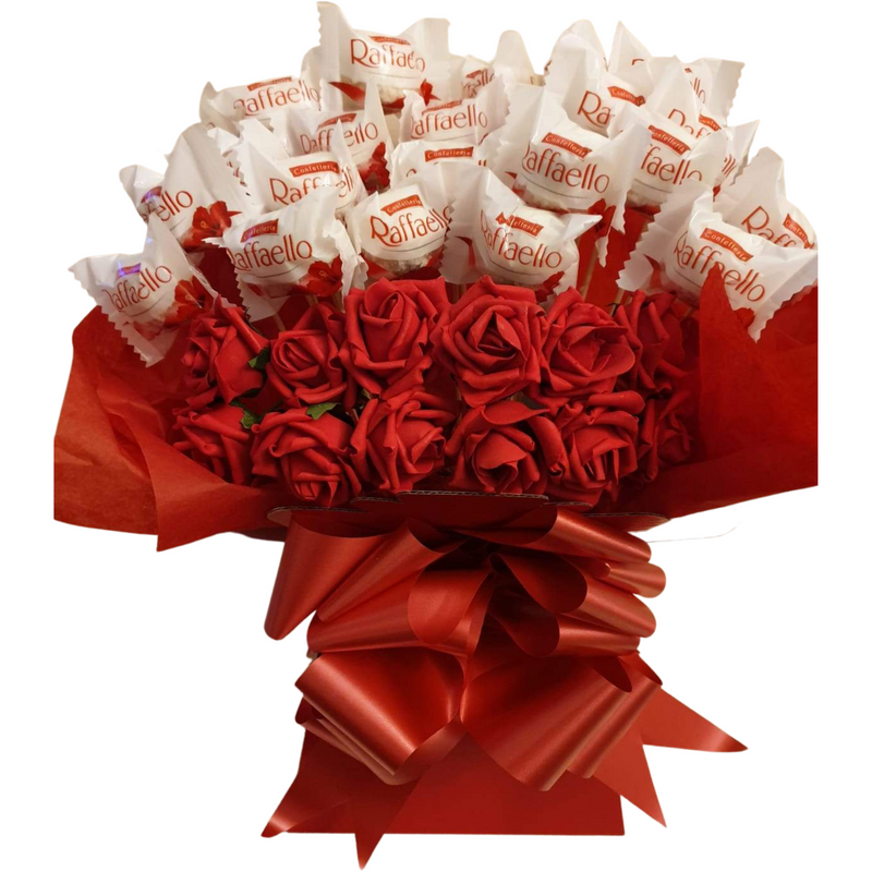 Raffaello with Roses Explosion Bouquet Gift