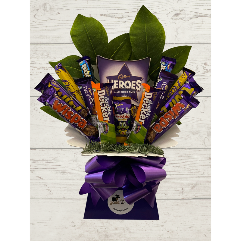 Large Cadburys Heroes Assorted Silk Bouquet