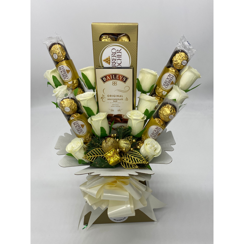 Ferrero Rocher & Baileys Christmas Bouquet