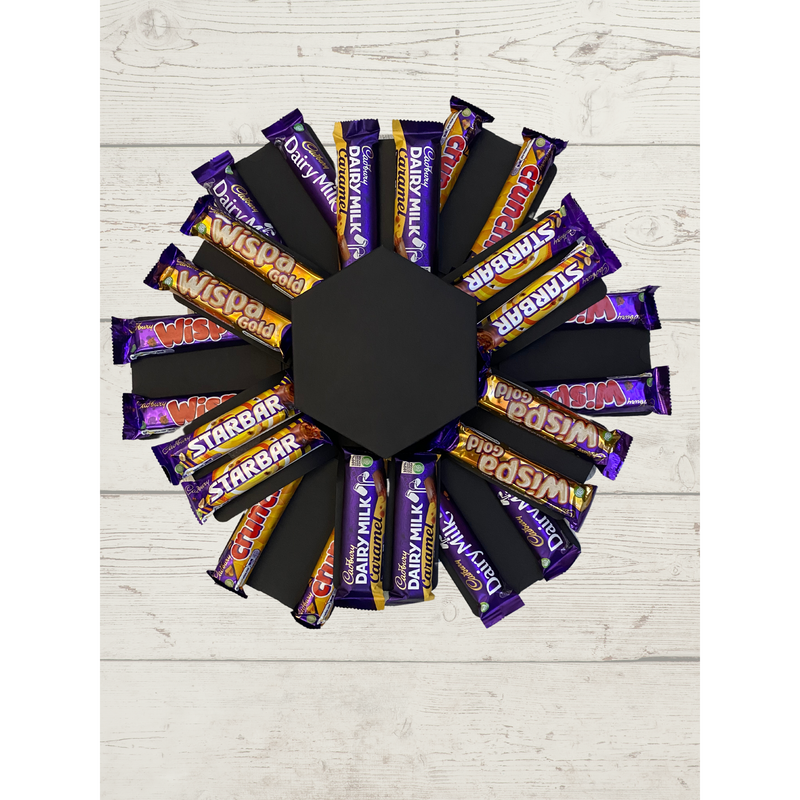 Black Cadburys Assorted Chocolate Explosion Reveal Box