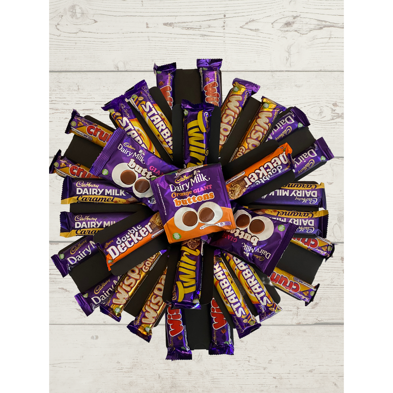 Black Cadburys Assorted Chocolate Explosion Reveal Box Goat Gifts