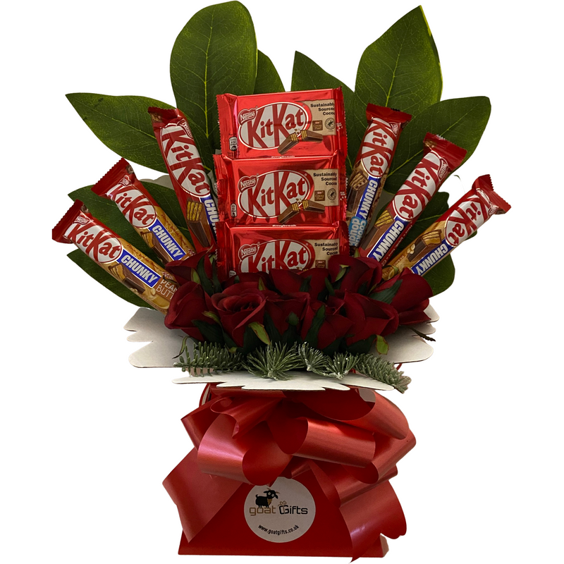 Large Nestle Kitkat Silk Bouquet