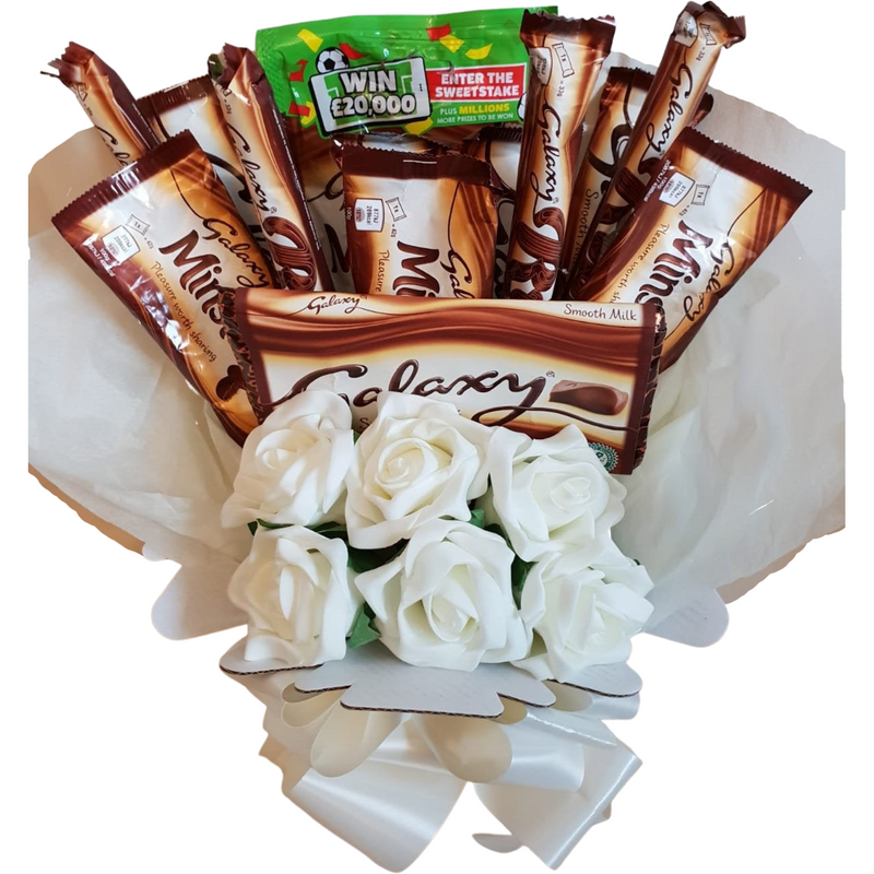Large Galaxy Ripple Minstrels Chocolate Luxury Gift Bouquet Hamper
